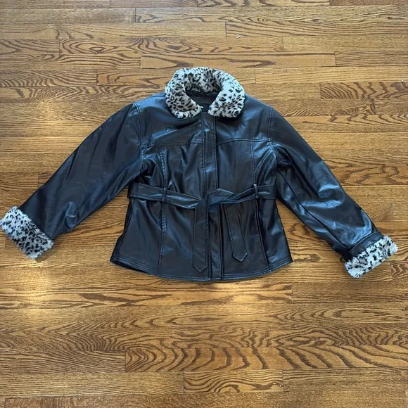 Winter Black Jacket Size Large